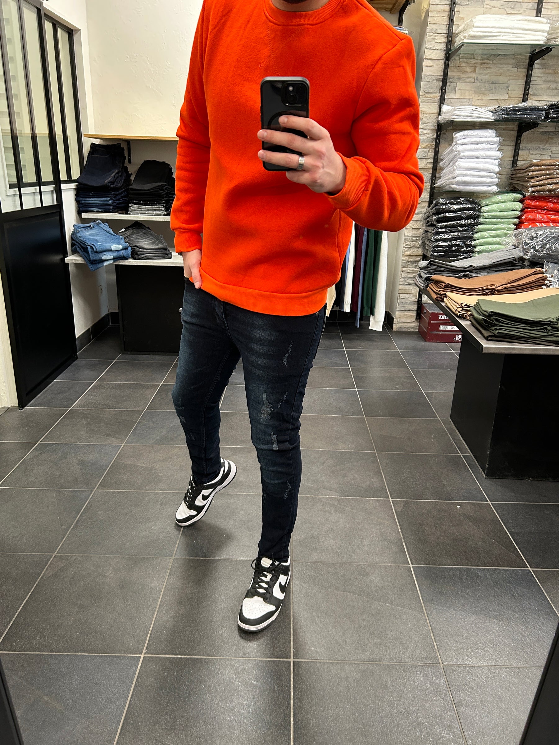 Pull Sweat Orange