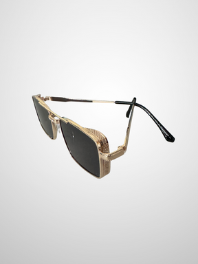 Lunette chic métal gold