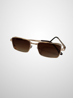 Lunette chic métal dorée