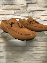 Chaussure Mocassin à gland Camel