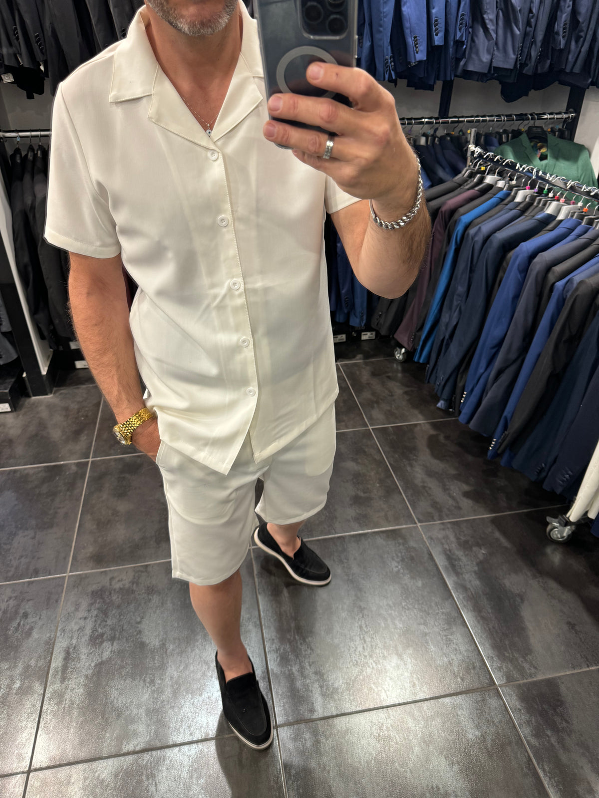 Chemise Ibiza  decontractée blanc