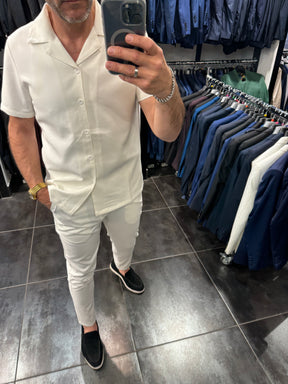 Chemise Ibiza  decontractée blanc