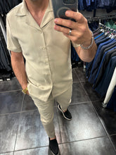 Chemise Ibiza  decontractée beige