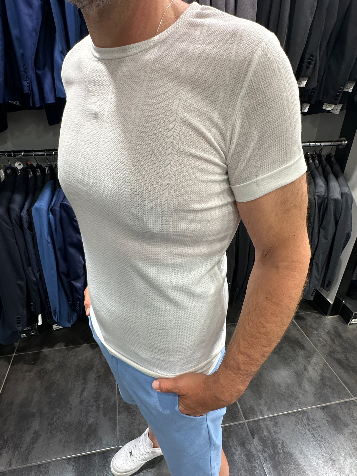 T-shirt léger chic en maille