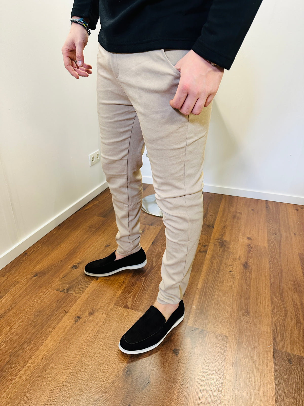 Pantalon Business Beige