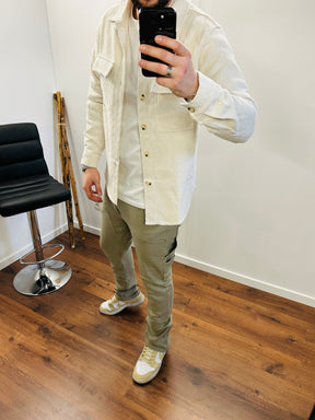 Veste Surchemise Ecrue
