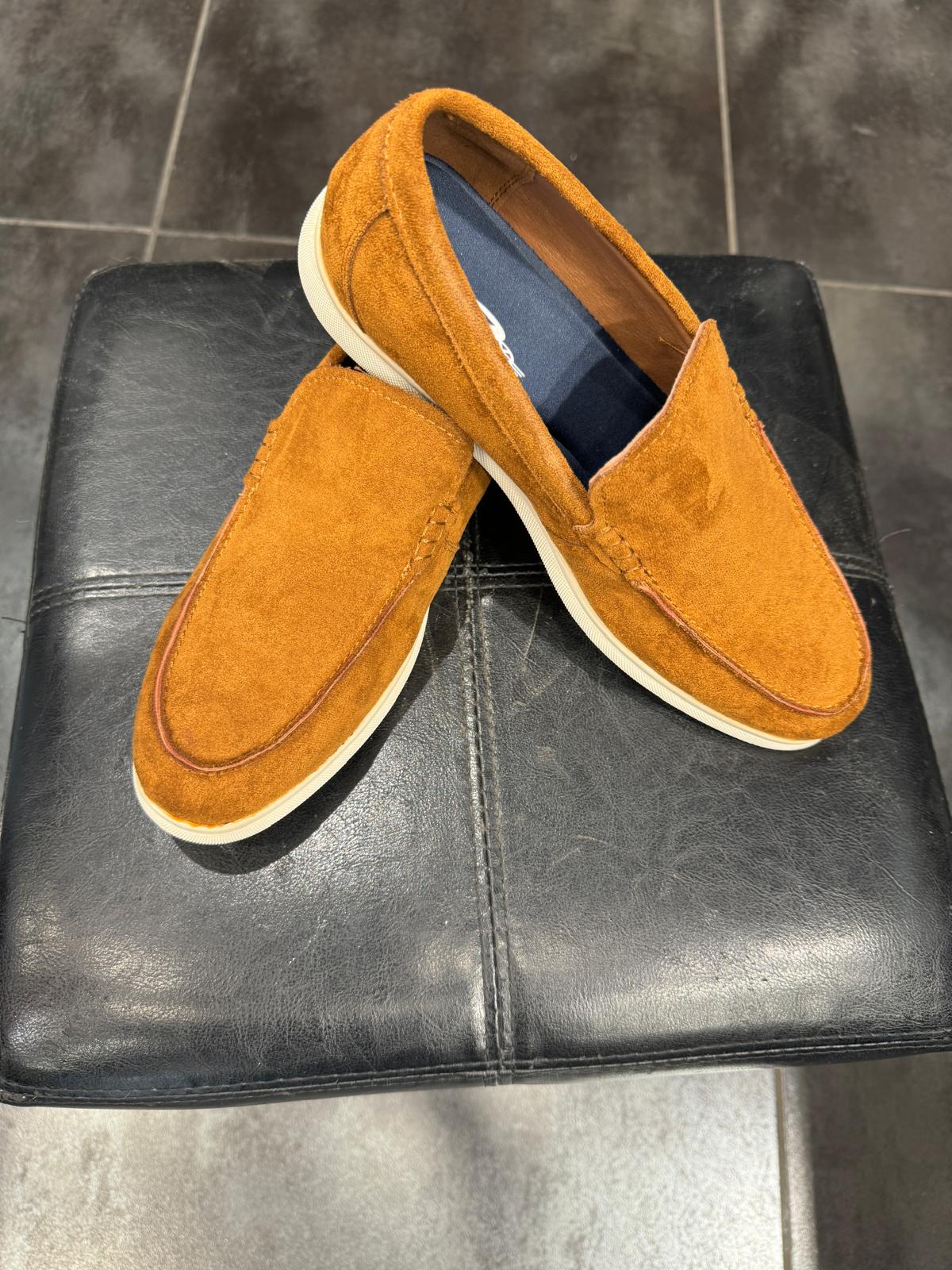 Chaussure Mocassin Loro Camel