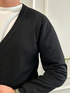 Pull- Cardigan noir