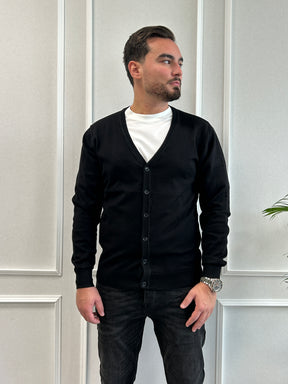 Pull- Cardigan noir