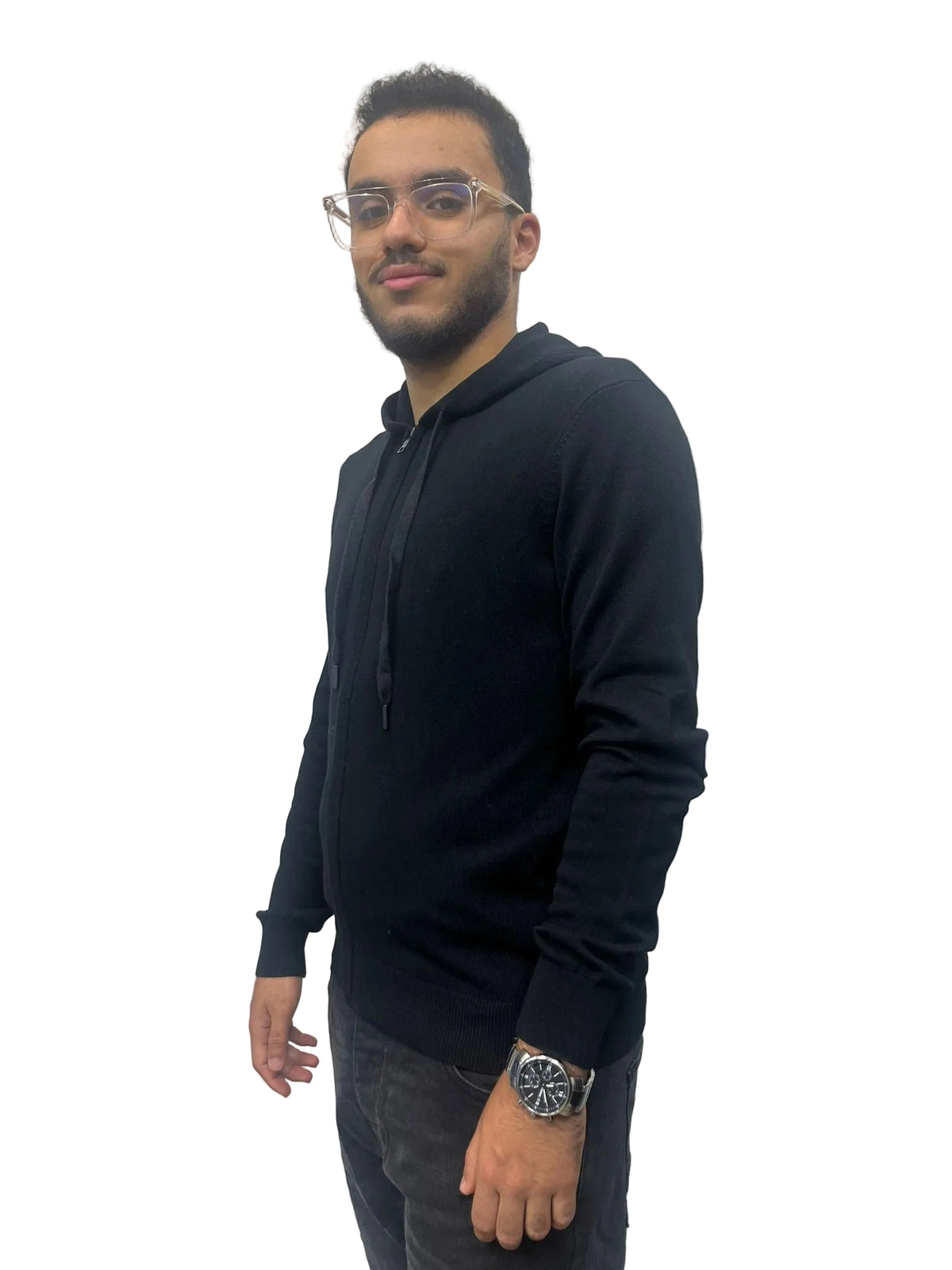 Pull à capuche zippé