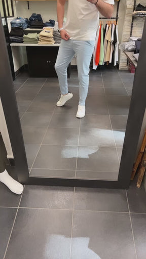 Pantalon Ciel Rayé Blanc