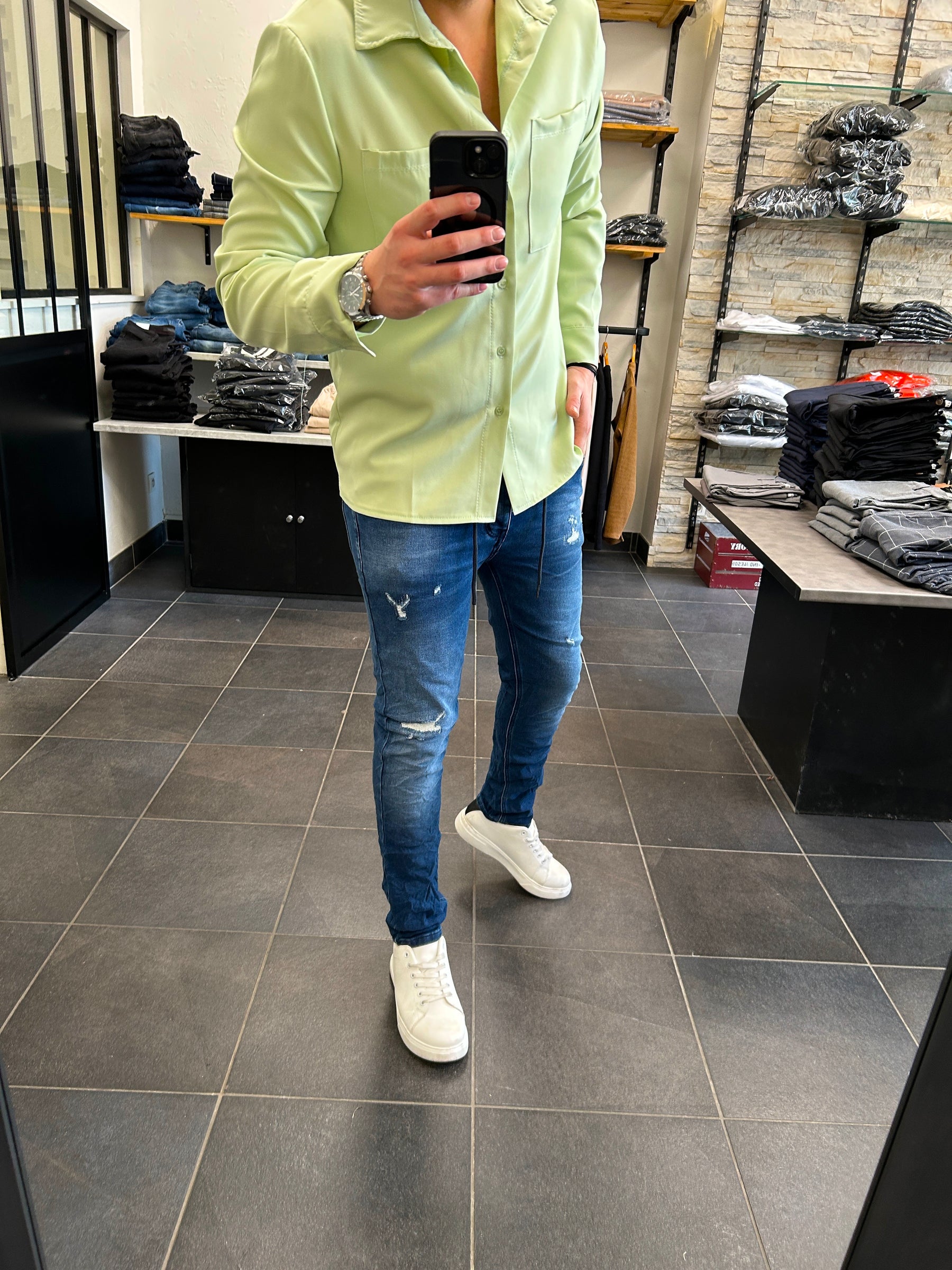 Chemise Chill Vert